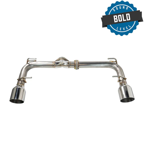 Remark 2022+ Subaru BRZ/Toyota GR86 Axle Back Exhaust w/Stainless Steel Single Wall Tip