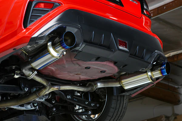 REMARK Axleback Exhaust. Subaru WRX VB - Dual R1 Spec Burnt Stainless