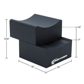 Race Ramps - Adjustable Height 10 High Supercar Wheel Cribs (extra wide) - (NEW - 0