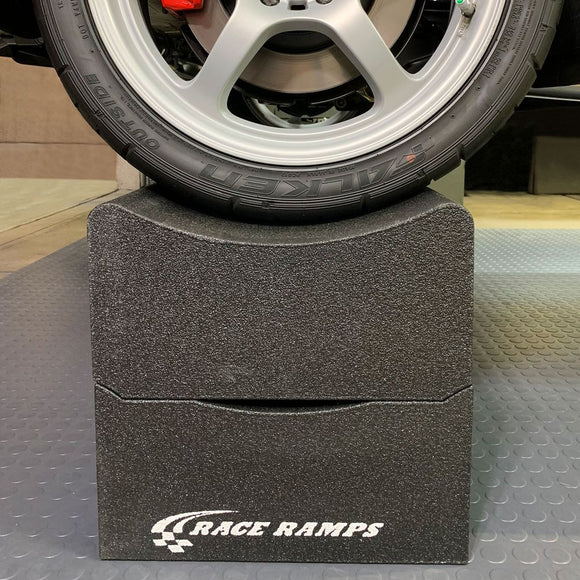 Race Ramps - Adjustable Height 10 High Supercar Wheel Cribs (extra wide) - (NEW