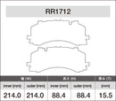 iSWEEP Brake Pads | Front • S6/S7 C8, S8 4N, SQ7/SQ8 4M-2