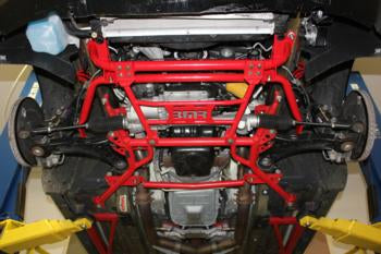 BMR 05-14 S197 Mustang Radiator Support w/ Sway Bar Mount - Red