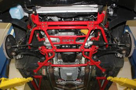 BMR 05-14 S197 Mustang Radiator Support w/ Sway Bar Mount - Red - 0