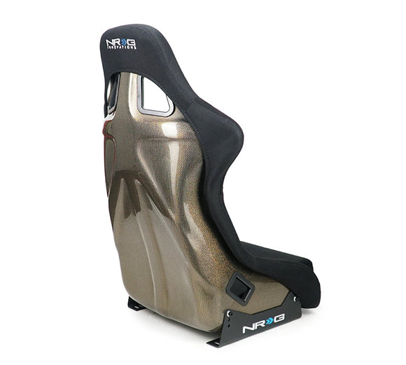 NRG Carbon Fiber Bucket Seat - Large - Gold