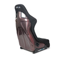 NRG Carbon Fiber Bucket Seat - Large - Red-2