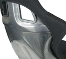 NRG Carbon Fiber Bucket Seat - Large - Silver-4
