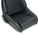 NRG Omega Reclinable Racing Seat (Pair) Black with Black Carbon Vinyl Back-4