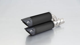 Remus 2009 Vespa GTS 125 ie Super M45 11 kW RSC Dual Flow Black Slip On w/Heat Shield