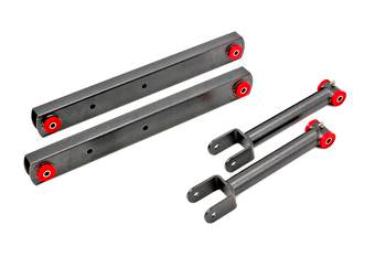 BMR 64-67 A-Body Non-Adj. Rear Suspension Kit - Black Hammertone