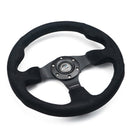NRG Reinforced Steering Wheel (320mm) Alcantara Steering Wheel w/ Black Stitching-2