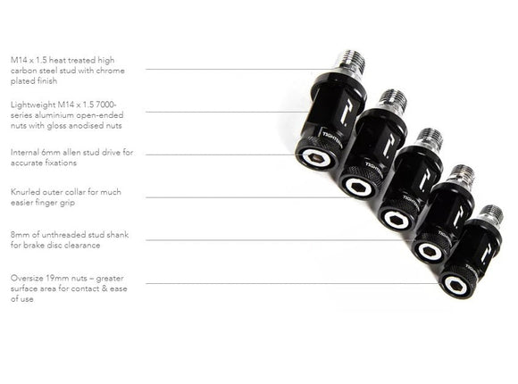 Racingline Wheel Stud & Nut Kit - Conical Seat (80mm)