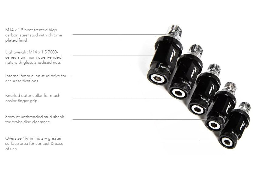 Racingline Wheel Stud & Nut Kit - Conical Seat (70mm)