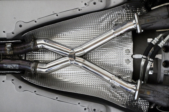 Fabspeed Aston Martin Rapide Secondary Cat Bypass X-Pipe (2010+)