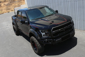 CARBON FIBER Raptor Hood Vent Ford Raptor 2017-Up - 0