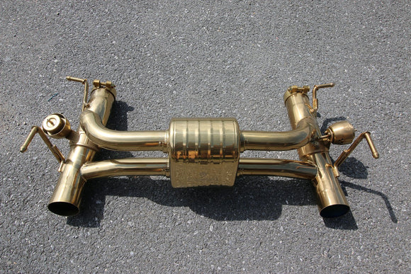 FERRARI 488 GTB VALVED EXHAUST + FREE FLOW FRONT PIPES