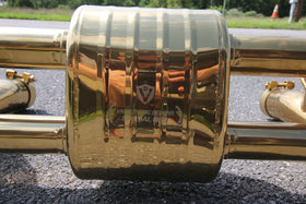 FERRARI 488 GTB VALVED EXHAUST + FREE FLOW FRONT PIPES - 0