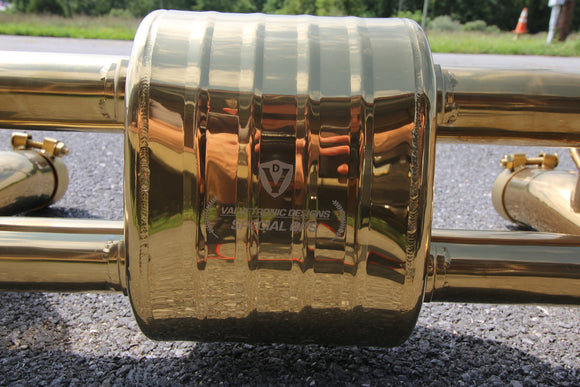 FERRARI 488 GTB VALVED EXHAUST + FREE FLOW FRONT PIPES