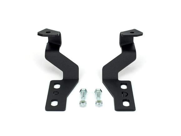 Cali Raised 14-21 Toyota Tundra Low Profile Ditch Light Brackets Kit - Brackets Only
