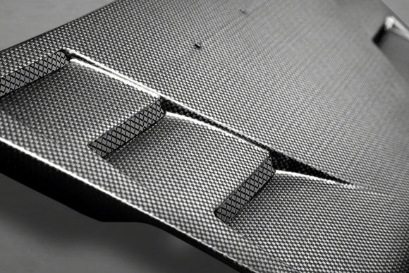 Ferrari 488 GTB Carbon Rear Air Guide (Matte)