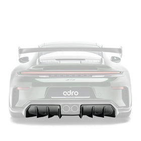 PORSCHE 992.2 GT3 PREPREG CARBON FIBER REAR DIFFUSER