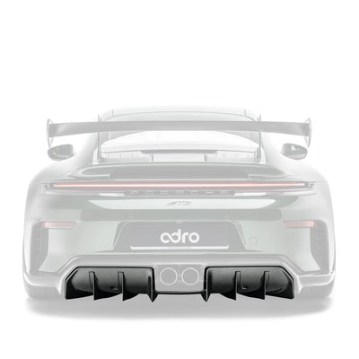 PORSCHE 992.2 GT3 PREPREG CARBON FIBER REAR DIFFUSER