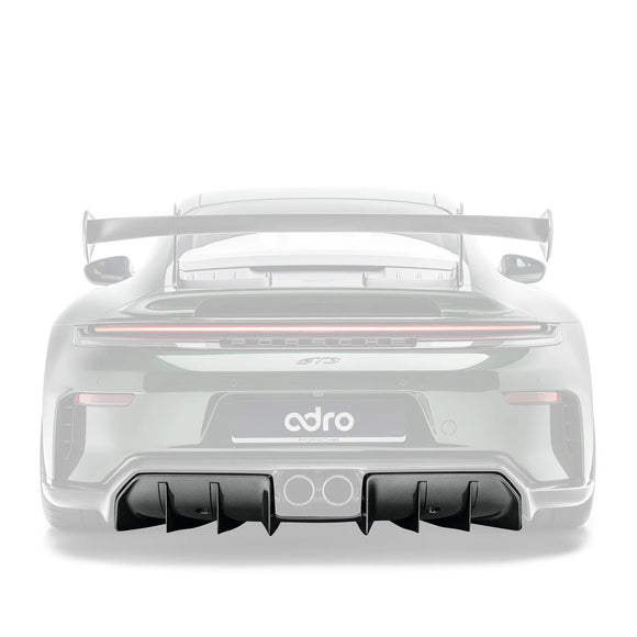 PORSCHE 992.2 GT3 PREPREG CARBON FIBER REAR DIFFUSER
