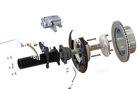 Pedders 05-20 Toyota Tacoma (6 Lug) Rear Brake Conversion Kit - 0