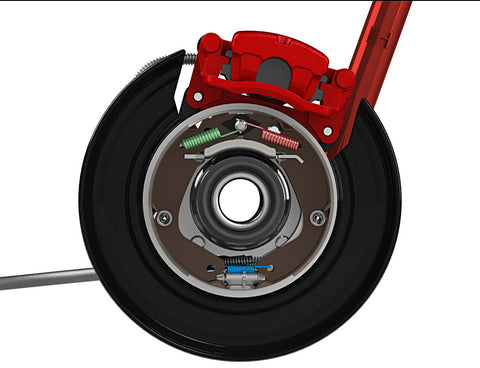Pedders 05-20 Toyota Tacoma Rear Brake Conversion Kit w/ 6 Lug Rear