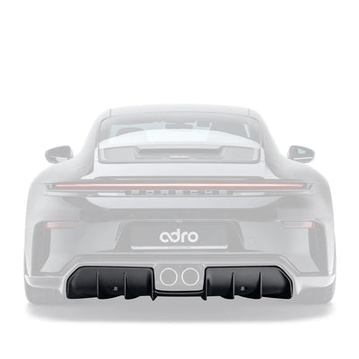 PORSCHE 992.2 GT3 PREPREG CARBON FIBER REAR DIFFUSER V2