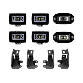 Cali Raised 16-23 Toyota Tacoma Premium Roof Rack 360 Lighting Kit