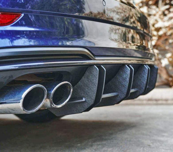 S3 8V Sedan FL Flow-Lock Rear Diffuser