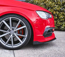 Flow Designs Front Lip Splitter Winglets (Pair) - Audi S3 8V PFL Sedan-2
