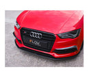 Flow Designs S3 8V Sedan Pre-Facelift Front Lip Splitter V3 & Mounting Brace-3