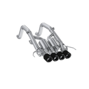 MBRP 14-19 Corvette 6.2L (NPP Models Only) T304SS 3in Cat-Back Dual Split w/ Quad Carbon Fiber Tips-1