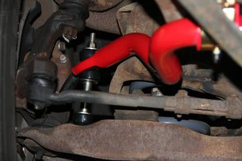 BMR 78-87 G-Body Front Solid 1.25in Sway Bar Kit w/ Bushings - Red - 0