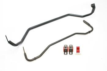 BMR 08-09 Pontiac G8 Front & Rear Sway Bar Kit w/ Bushings - Black Hammertone