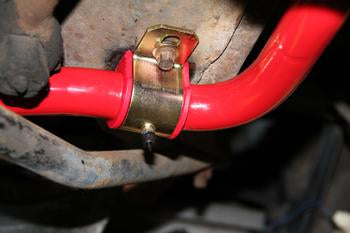 BMR 78-87 G-Body Front & Rear Sway Bar Kit w/ Bushings - Red