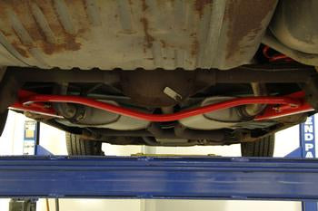 BMR 78-87 G-Body Front & Rear Sway Bar Kit w/ Bushings - Red