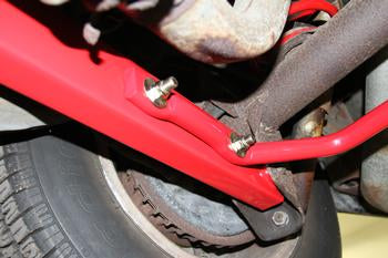 BMR 78-87 G-Body Front & Rear Sway Bar Kit w/ Bushings - Red