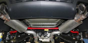BMR 12-15 5th Gen Camaro Rear Hollow 32mm Adj. Sway Bar Kit w/ Bushings - Black Hammertone - 0