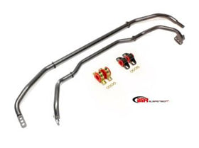 BMR 13-15 Chevrolet Camaro Front & Rear Hollow 29mm Adj. Sway Bar Kit w/ Bushings - Black Hammertone - 0