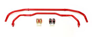 BMR 13-15 5th Gen Camaro Front & Rear Sway Bar Kit w/ Bushings - Red