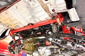 BMR 16-17 6th Gen Camaro Rear Hollow 32mm Non-Adj. Sway Bar Kit - Black Hammertone - 0