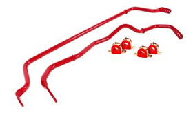 BMR 16-17 6th Gen Camaro Front & Rear Sway Bar Kit w/ Bushings - Red