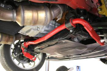 BMR 08-20 Dodge Challenger Front Hollow 38mm Adjustable Sway Bar Kit - Black Hammertone