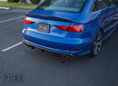 PURE Carbon Audi 8V A3/S3 (Pre-Facelift) Rear Diffuser-6
