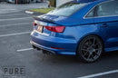 PURE Carbon Audi 8V A3/S3 (Pre-Facelift) Rear Diffuser-4