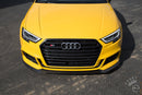 PURE Carbon Fiber Front Lip Splitter / Spoiler For Audi S3 8V (Facelift)-6
