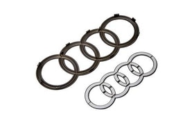 OEM Audi A3/S3/RS3 Front & Rear Emblem Set (Black) - 0