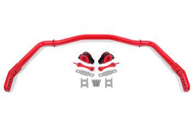 BMR 05-14 Ford Mustang Front Hollow 38mm Sway Bar Kit w/ Bushings - Red